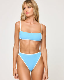 Hazel Bikini Top | Seaspray-Cream