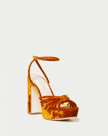 Rivka Knot Platform Sandal | Ochre