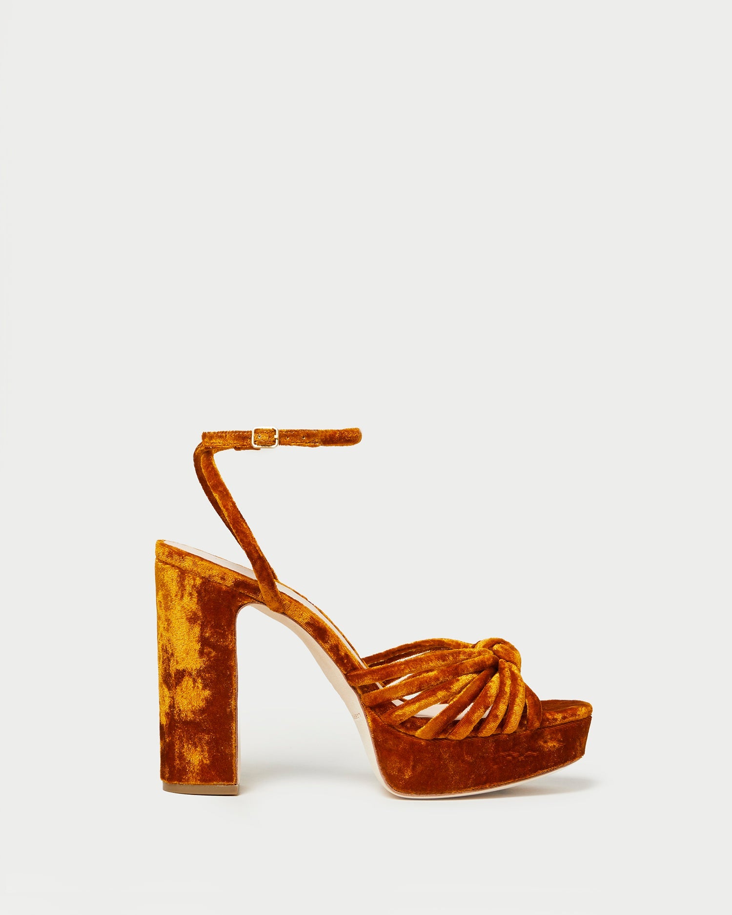 Rivka Knot Platform Sandal | Ochre