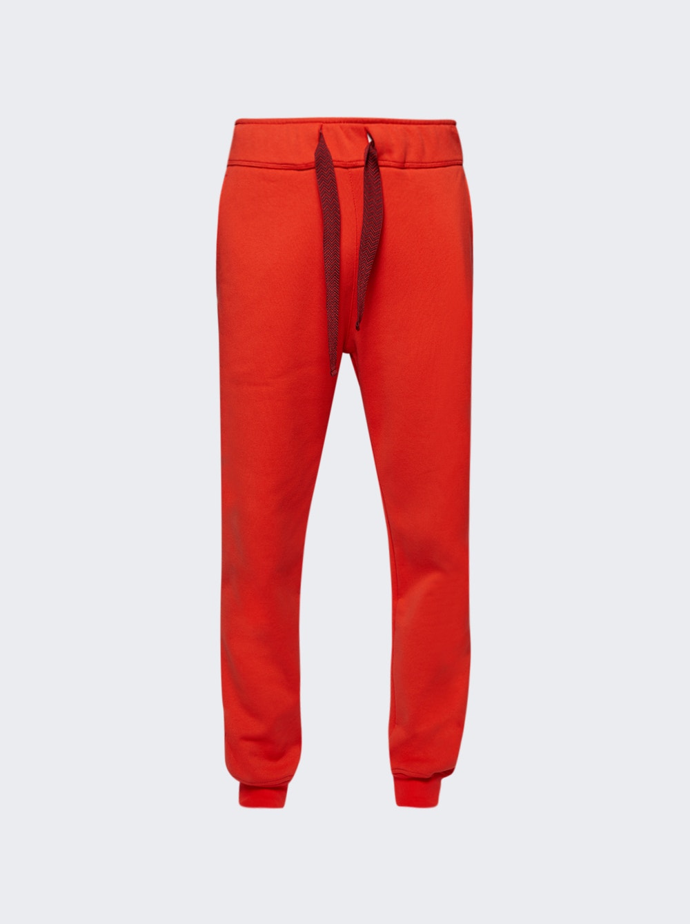 Men | Lanvin | Lace Curb Jogging Pants Poppy | Red