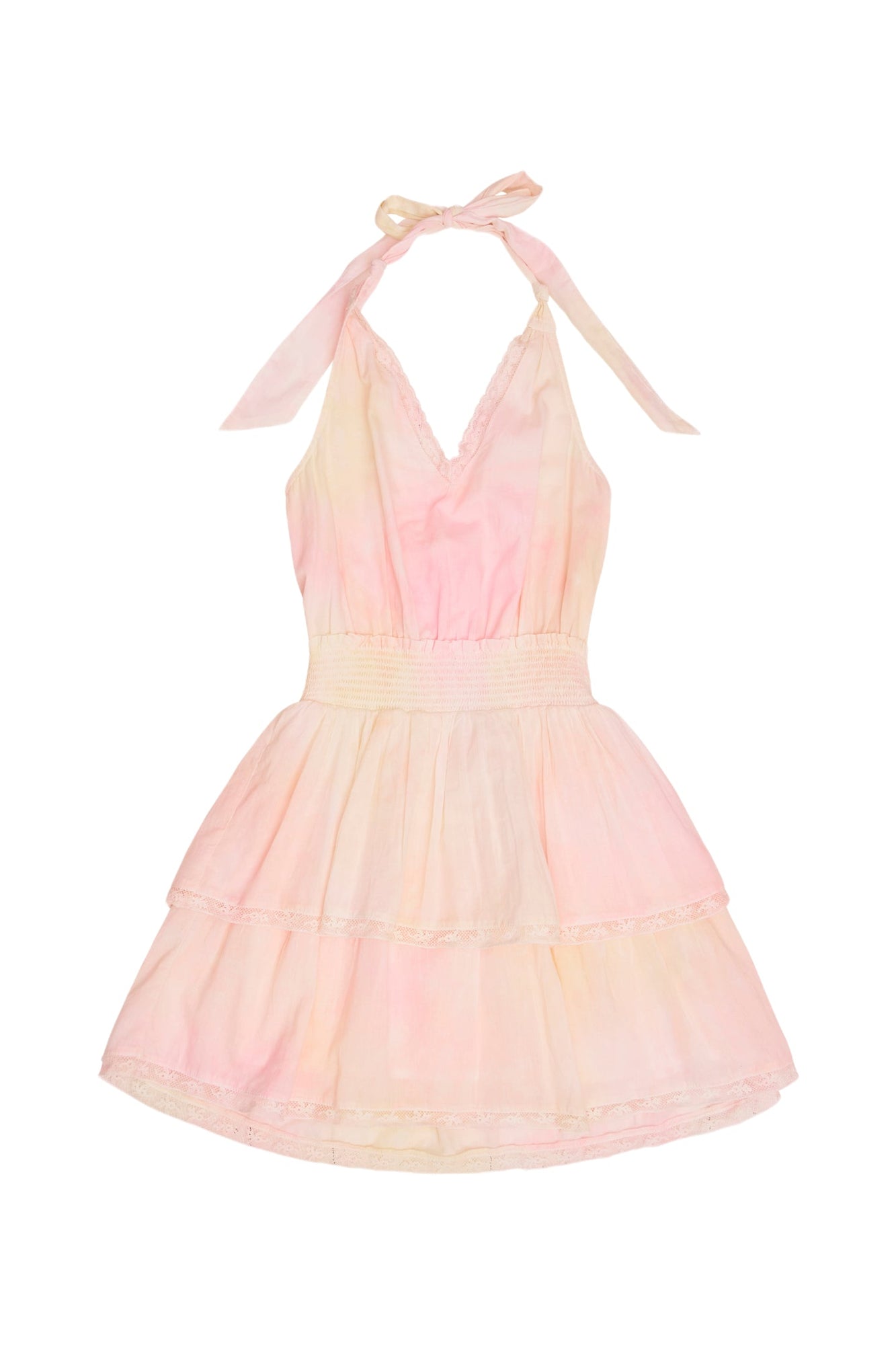 Girls Romille Cotton Halter Dress | Lemonade Kisses