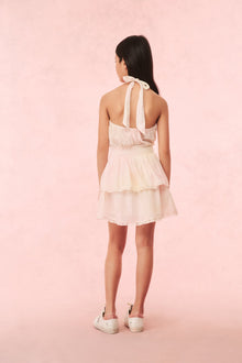 Girls Romille Cotton Halter Dress | Lemonade Kisses