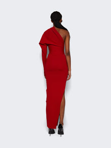 Women | Rick Owens | One Shoulder Dress Cardinal | Red