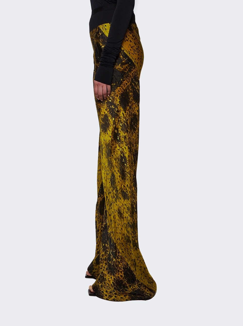 Women | Rick Owens | Jersey Long Sleeve Prong Top | Black