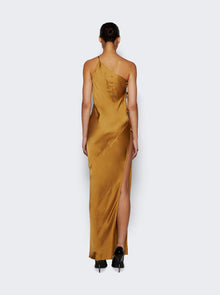 Women | Rick Owens | Taco One-shoulder Tie-embellished Dress | Honey