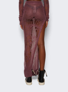 Women | Rick Owens | Spider Distressed Maxi Skirt | Thulian