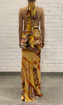 Rococo Sand | Cress Viscose Satin Maxi Dress | Beige