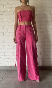 Womens | Juju Cotton Twill Pant | Pink
