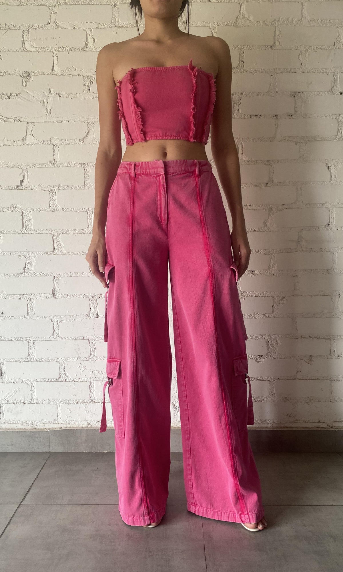 Womens | Juju Cotton Twill Pant | Pink