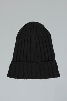 Ribbed Beanie | Black