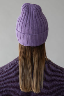 Ribbed Beanie | Iris