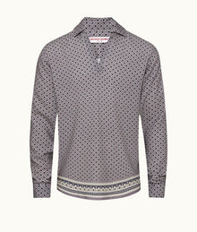 Ridley Solmio Print Relaxed Fit Overhead Shirt | Taro