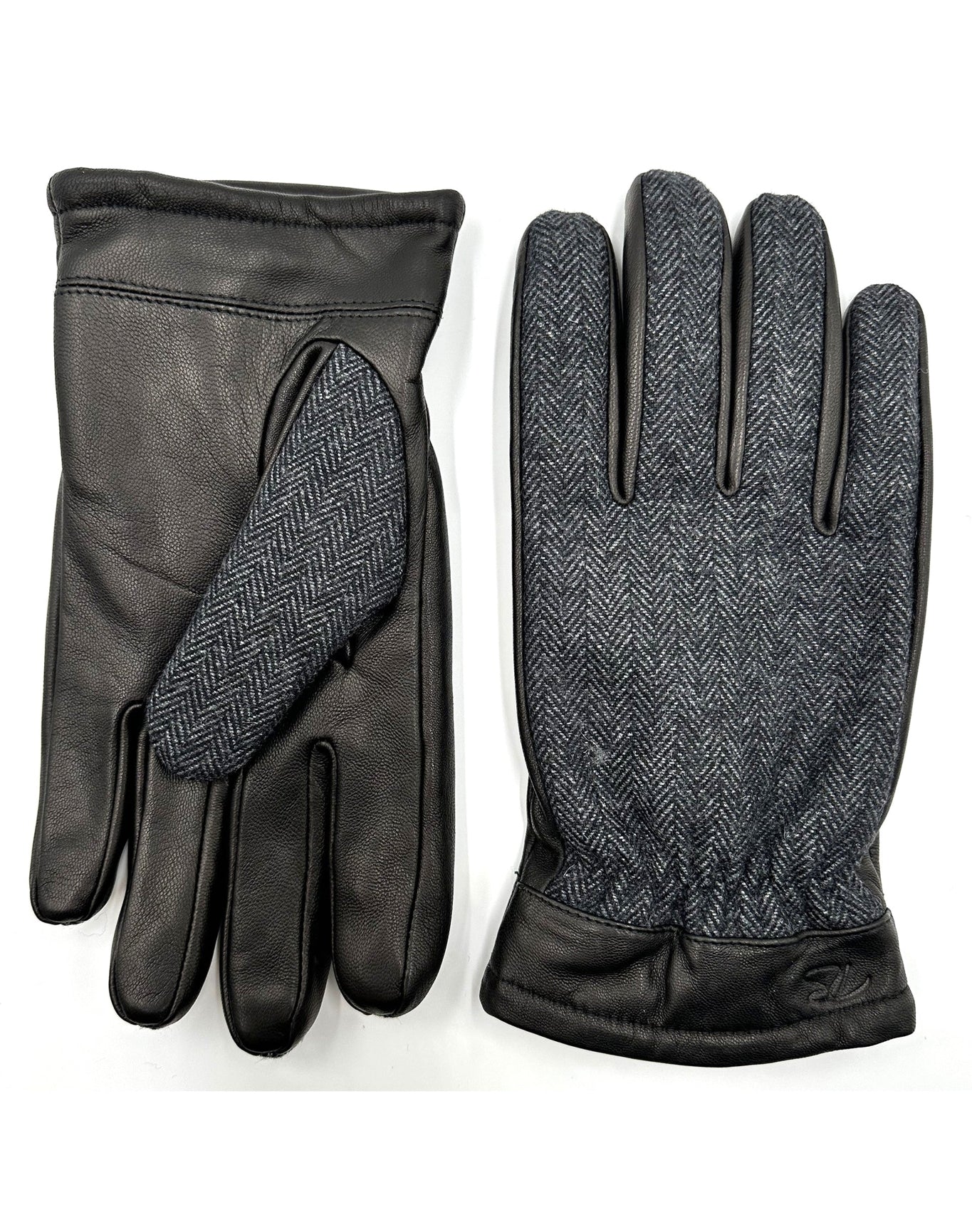 Robert Barakett | Men | Herringbone Textile Glove | Black