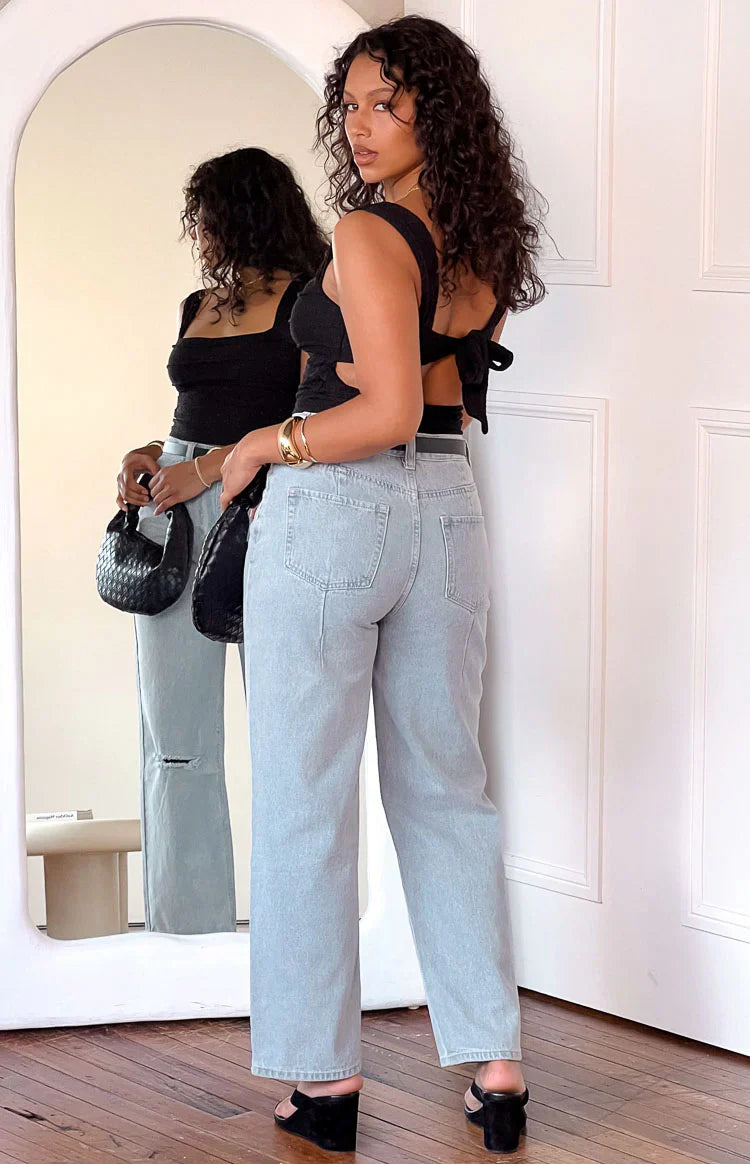 Robin Wide Leg Jeans | Blue