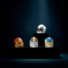 Memento Mori Rock & Pop Faceted Skull By Umut Karaman - Large | White/Black/Gold