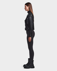 Women | MAGGIE Leather Jacket | Black