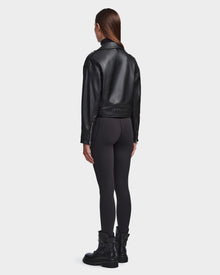 Women | MAGGIE Leather Jacket | Black