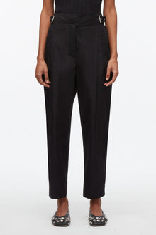 Buckle Waistband Trouser | Black