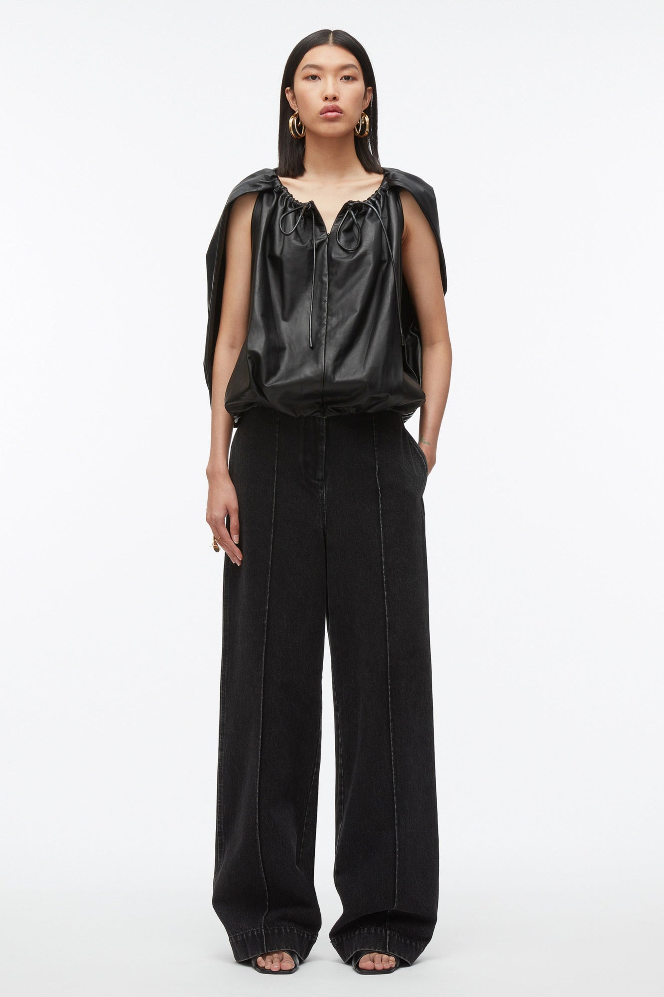 Cocoon Zip Top | Black