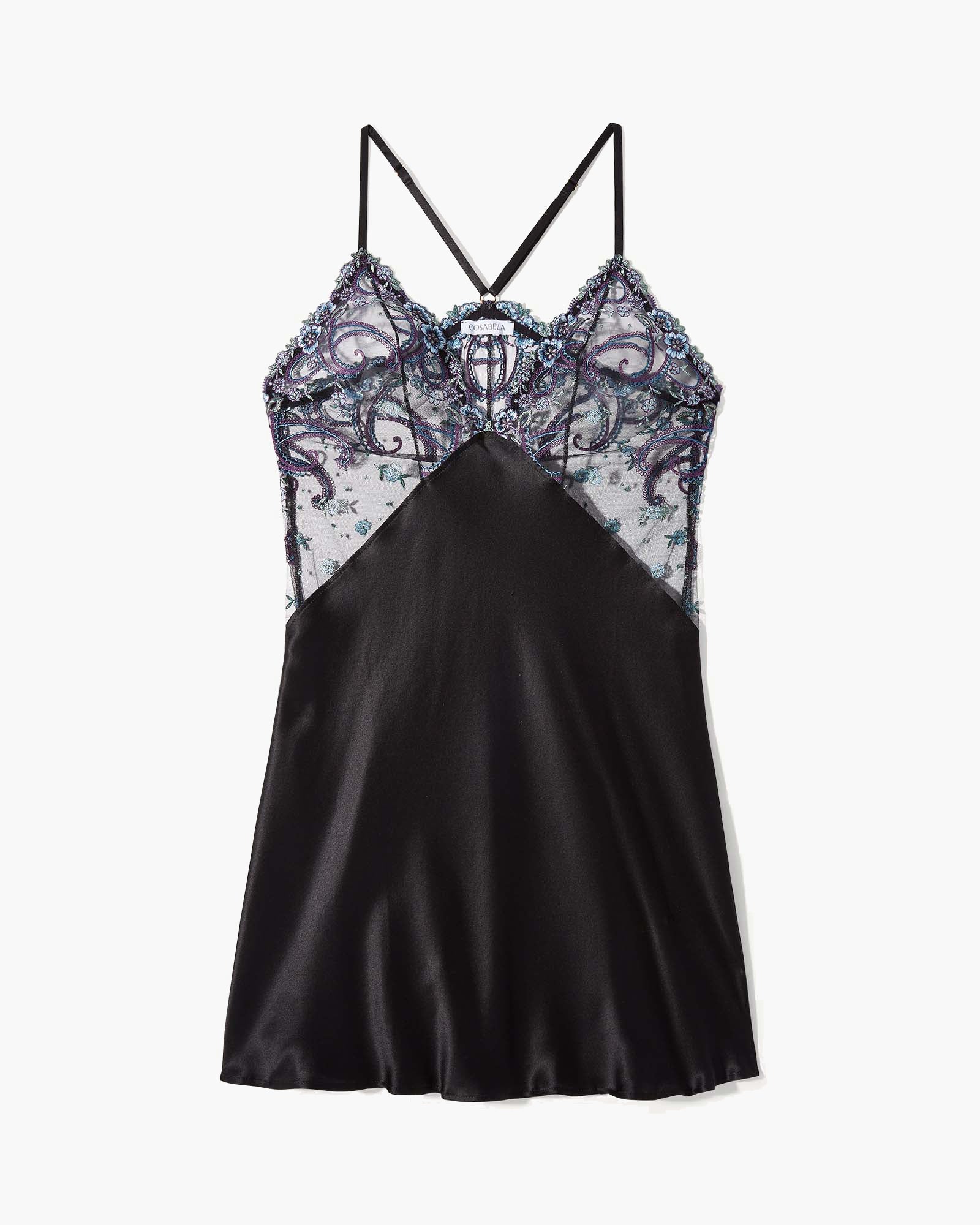 Black Chemise - Sanika Italian Nightie