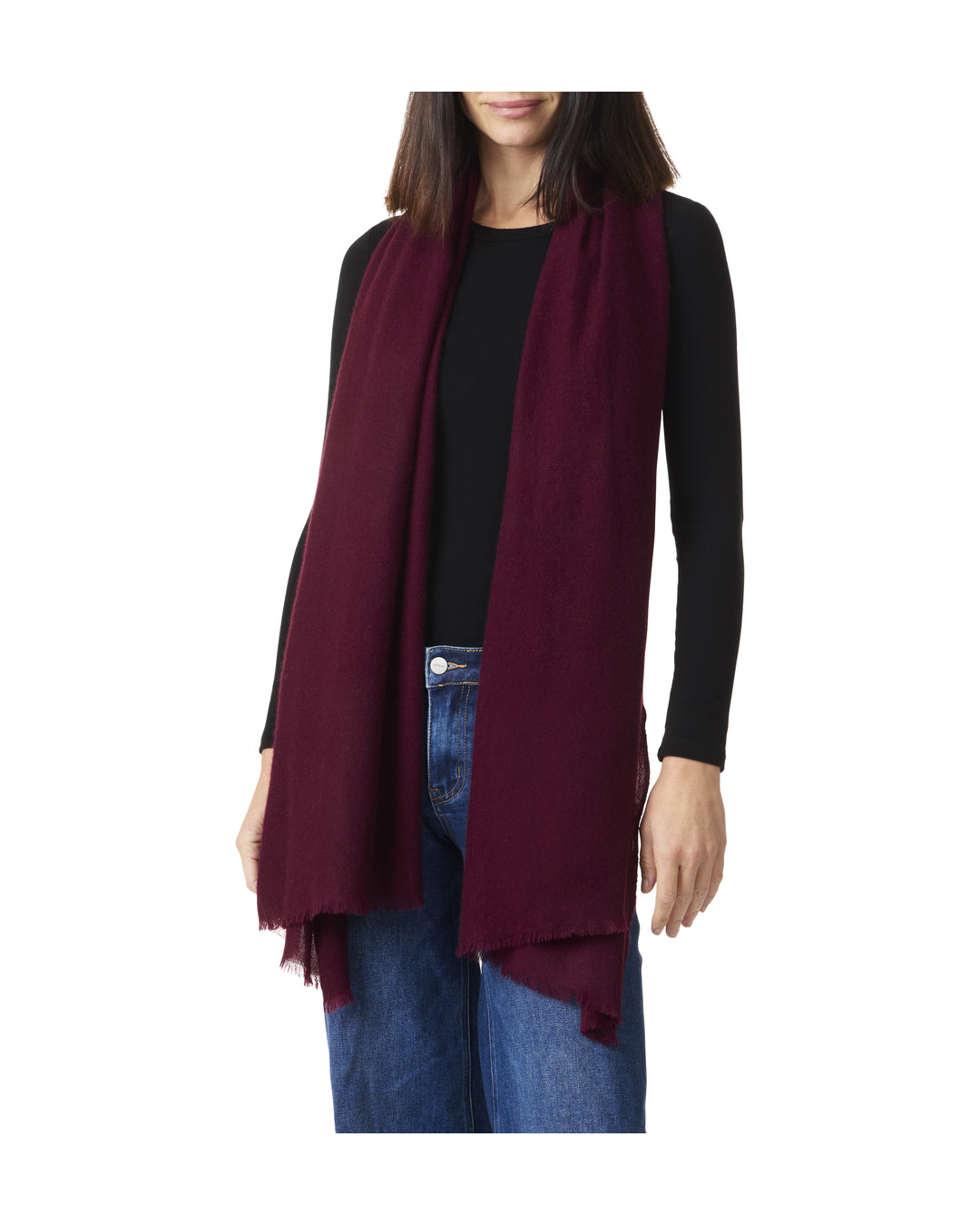 Amicale Cashmere | Women | Women's Wrap | Bordeaux