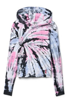 Women | Stretch Fleece Droptail Pullover Hoodie | Two Time Spiral 5
