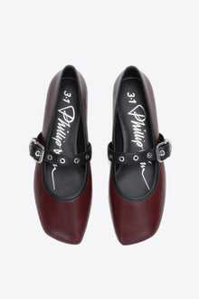 ID Mary Jane Flat | Ox Blood