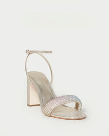 High Heel Ankle Wrap Sandal | Rainbow