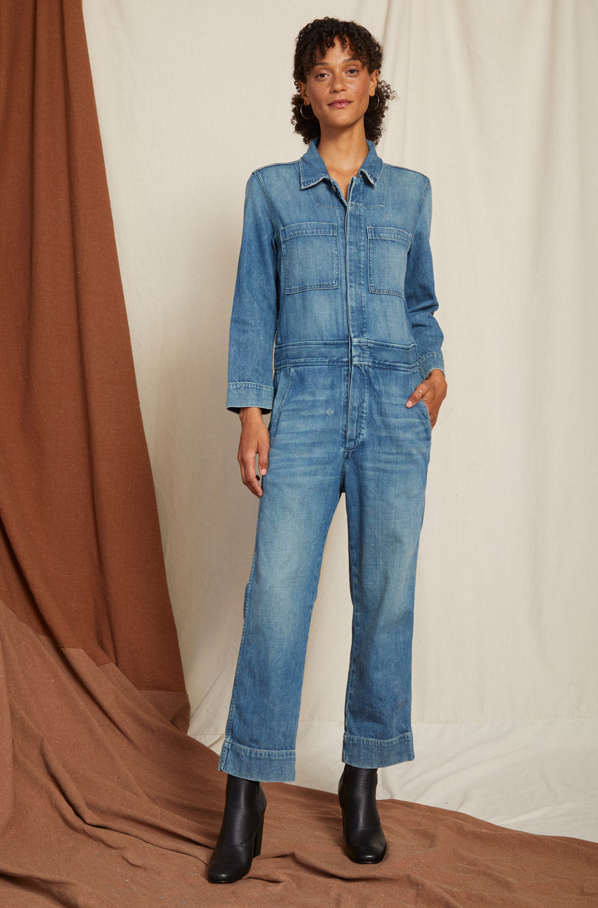 Skip Jumpsuit | Indigo