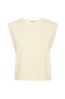 AMO Denim | Sleeveless Babe Tee in Natural