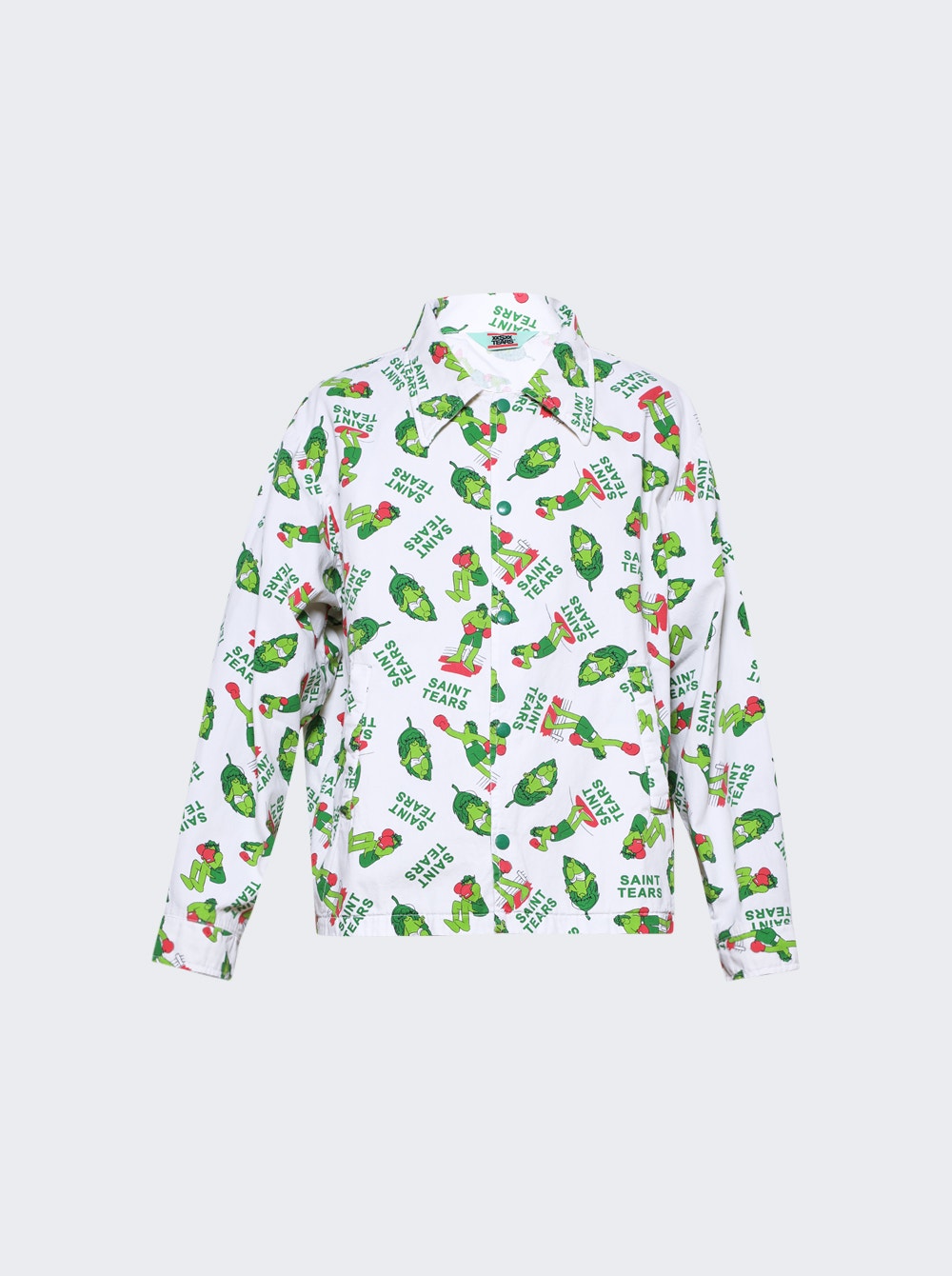 Men | Saint Mxxxxxx X Denim Tears | Coach Jacket | White