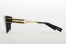 Mens | Soldat Sunglass | Black - Gold | Dark Grey w/ Black Mirror