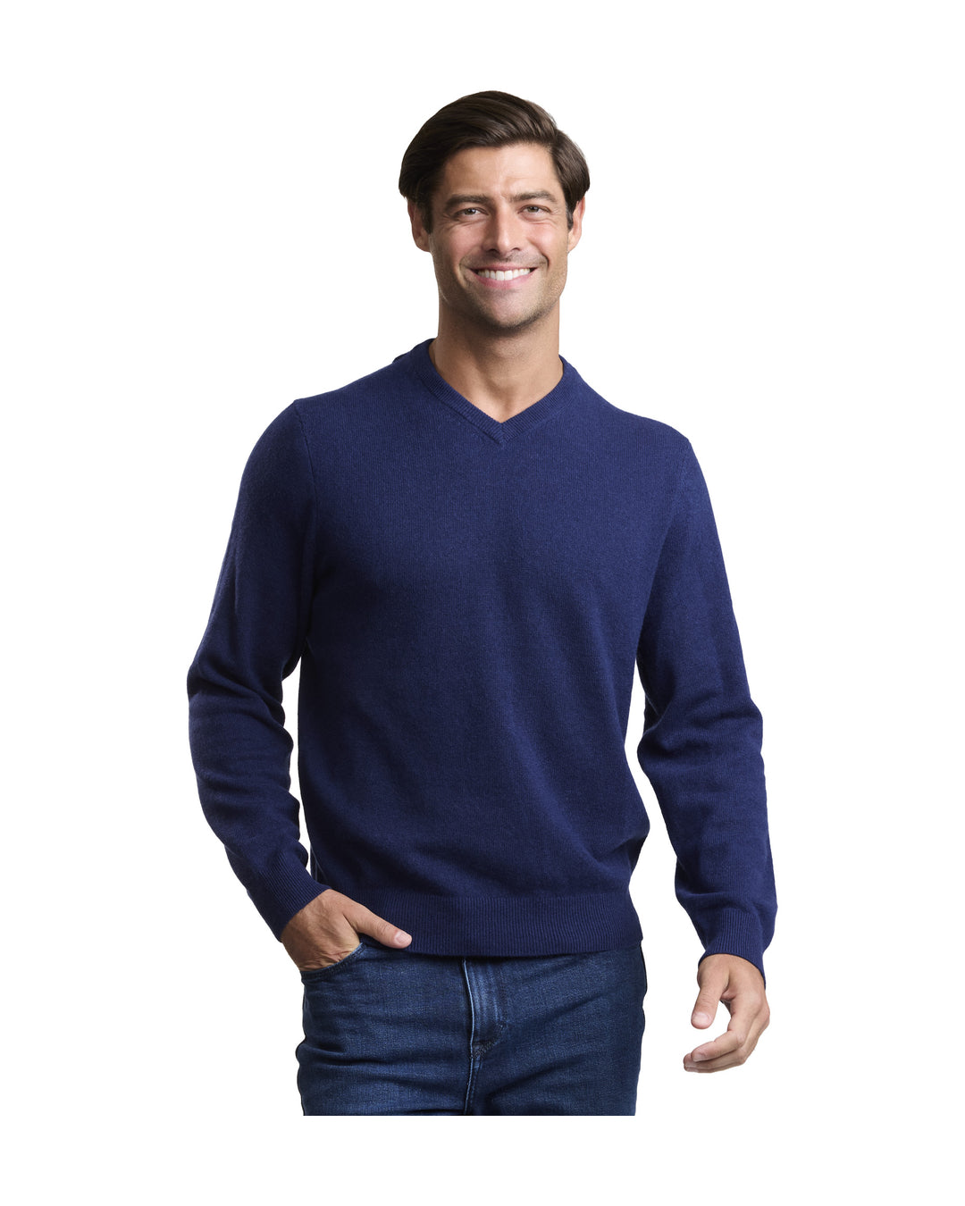 NOMAD | Men | Men's Cashmere Sweater | Navy