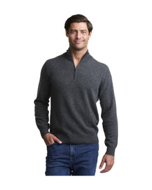 NOMAD | Men | Men's Cashmere Sweater | Charcoal