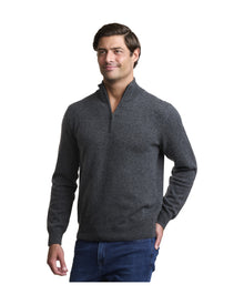 NOMAD | Men | Men's Cashmere Sweater | Charcoal