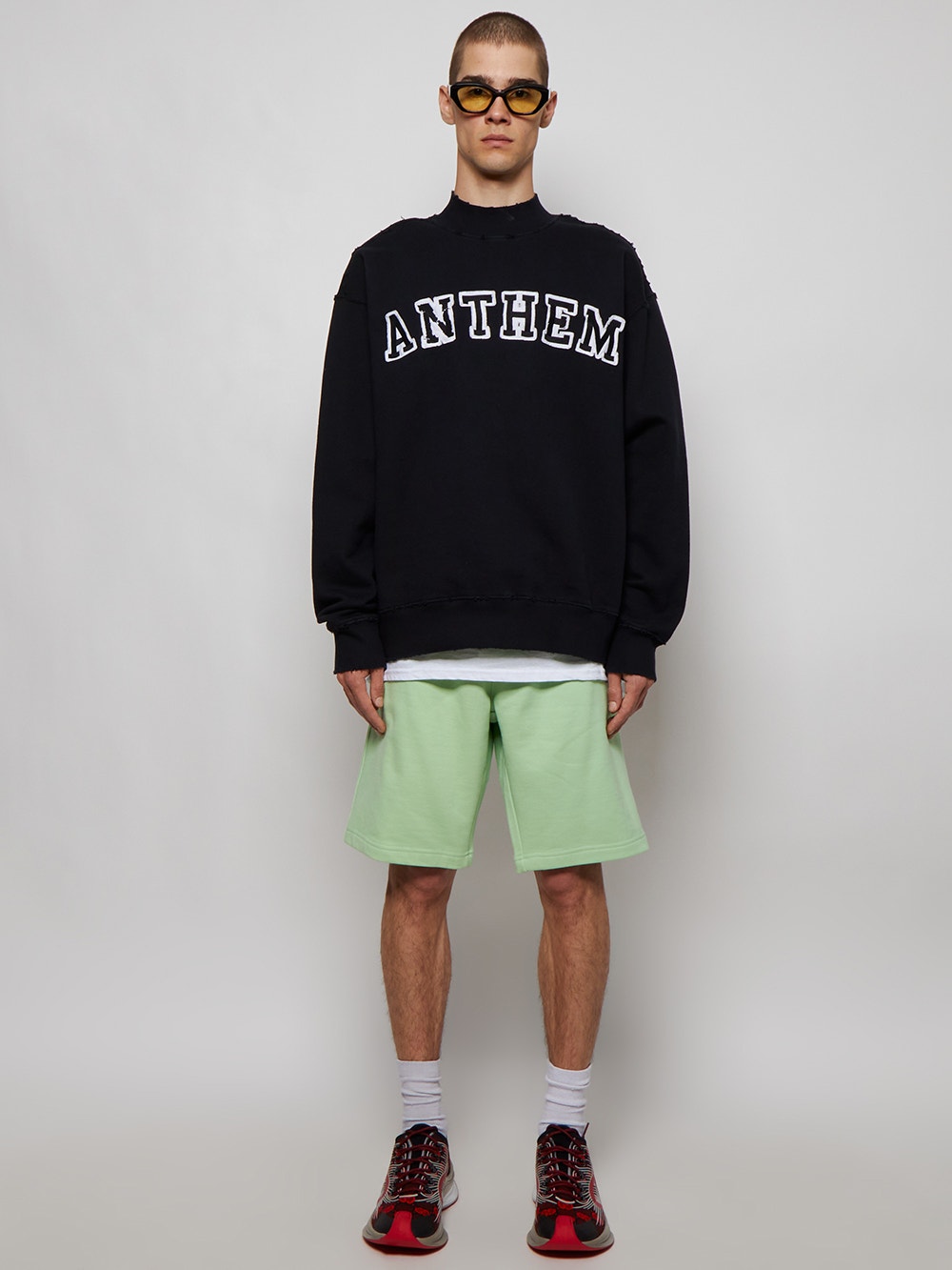 Men | 032c | Sweatshorts | Phosphor Green