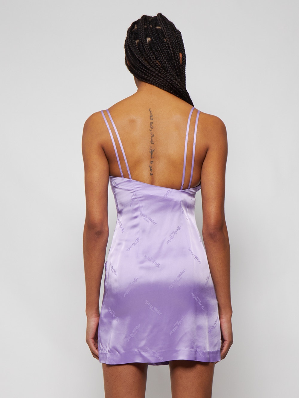Women | GCDS | Jacquard Sleep Mini Dress Lilac | Purple