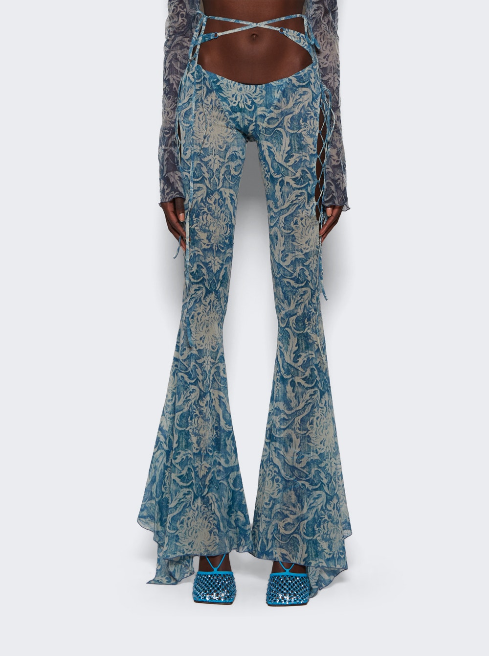 KNWLS | Glimmer Trousers | Spikewall Blue