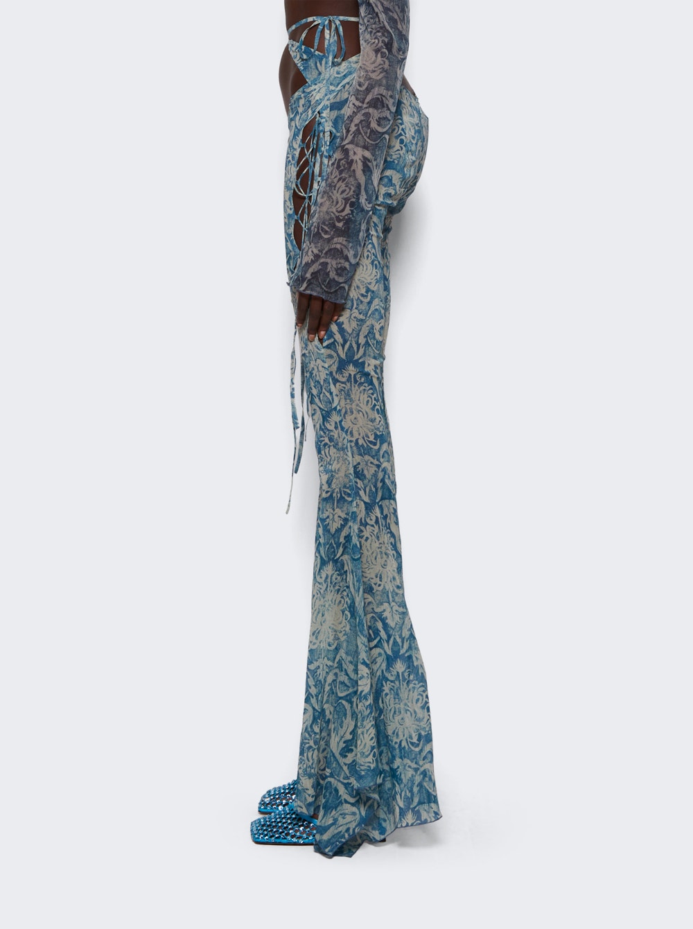 KNWLS | Glimmer Trousers | Spikewall Blue