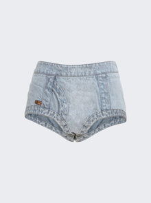 Natasha Zinko | Washed Briefs Light Denim | Blue