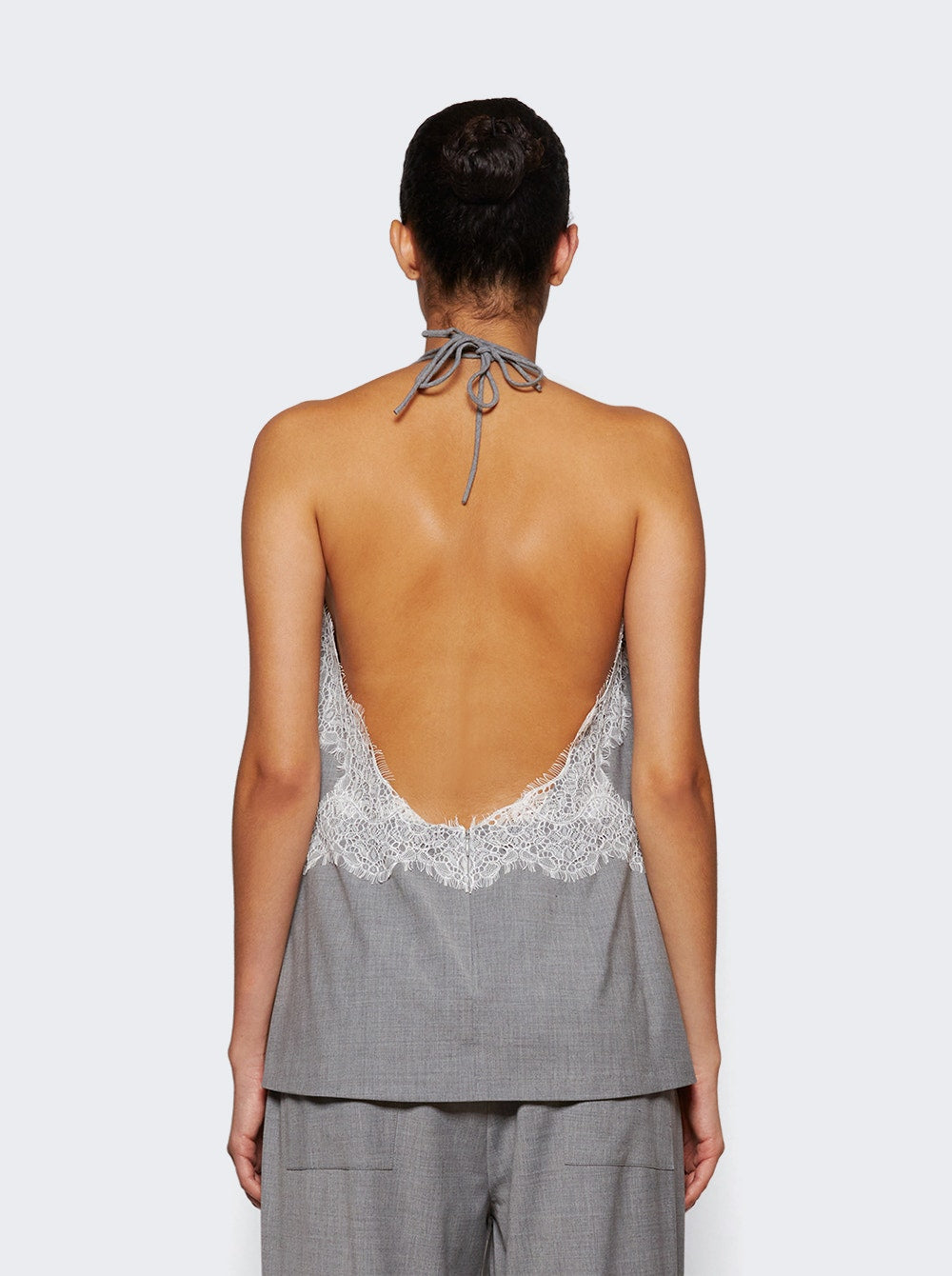 Women | Zeynep Arcay | Lace Blouse Light Grey