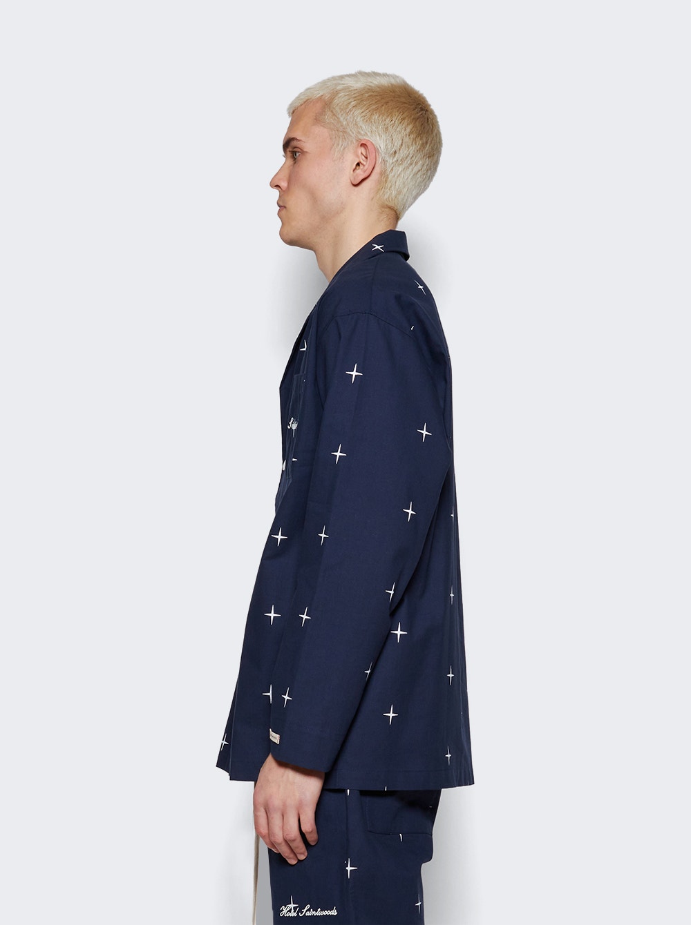Men | SAINTWOODS | Pajama Top | Navy