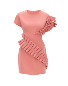 Safia Mini Dress | Peach
