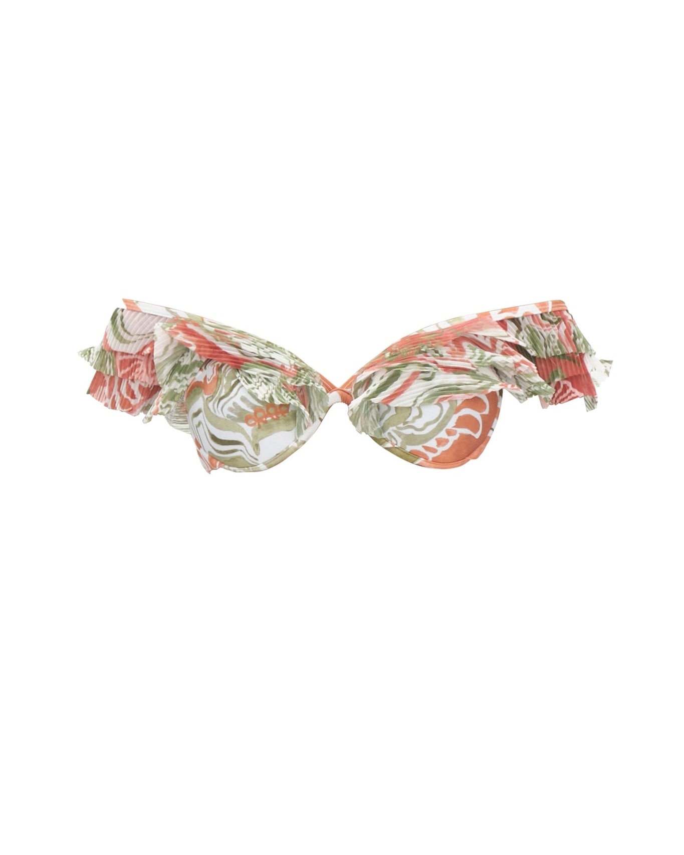 Salama High Rise Bikini Top | Abstract Mushroom