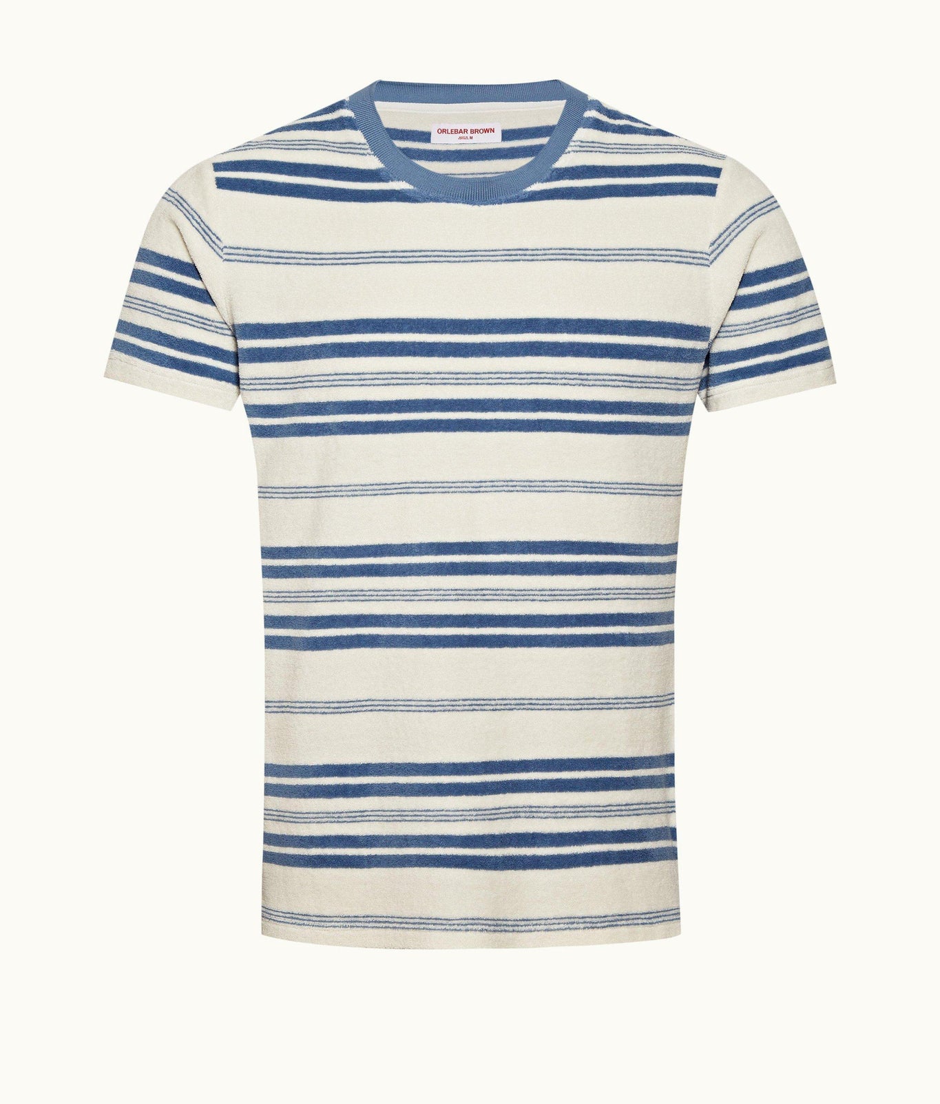 Sammy Stripe Rochelle Stripe Classic Fit T-Shirt | Limestone/Blue Smoke