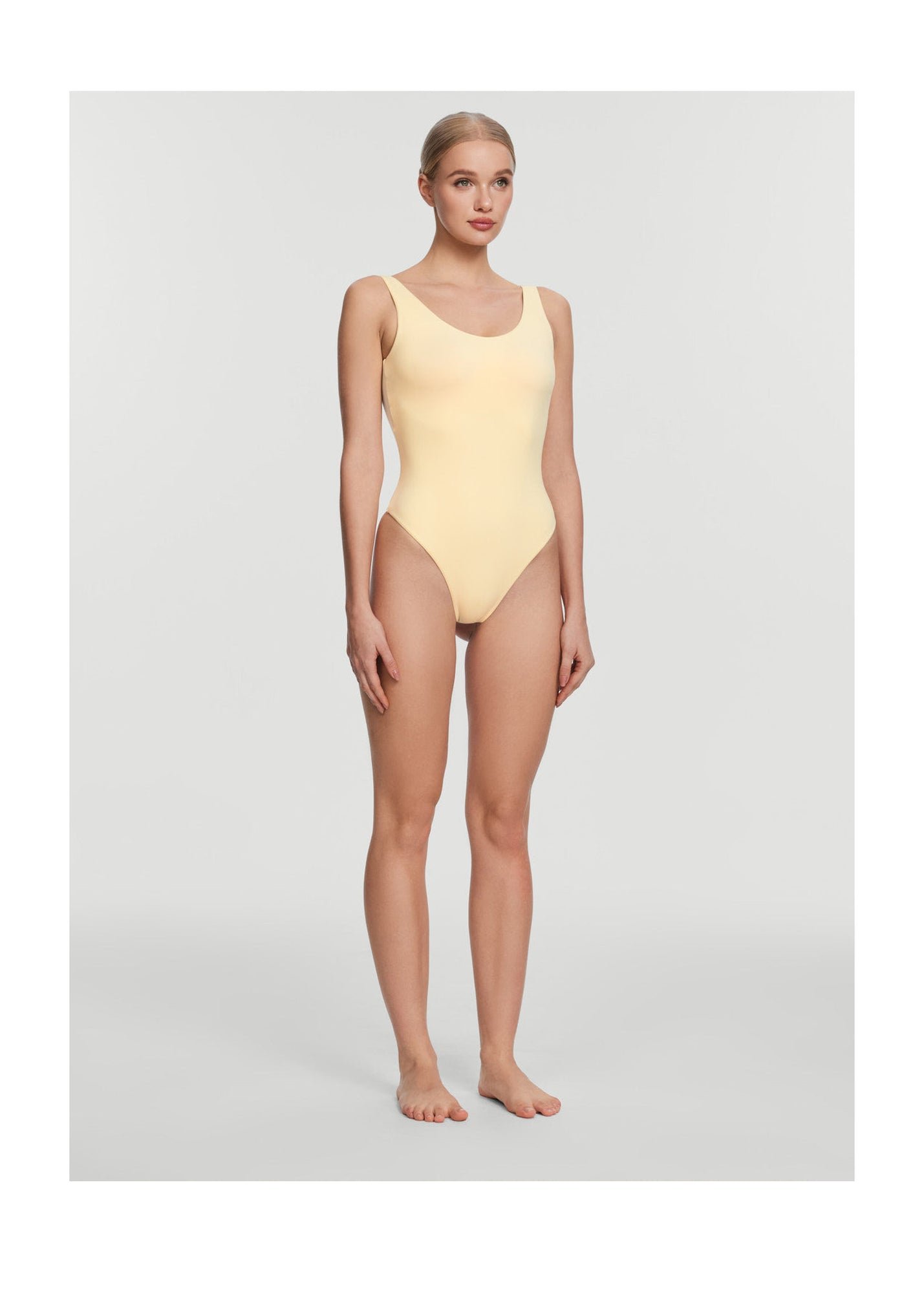 Scoop Back Bodysuit | Lemon Meringue