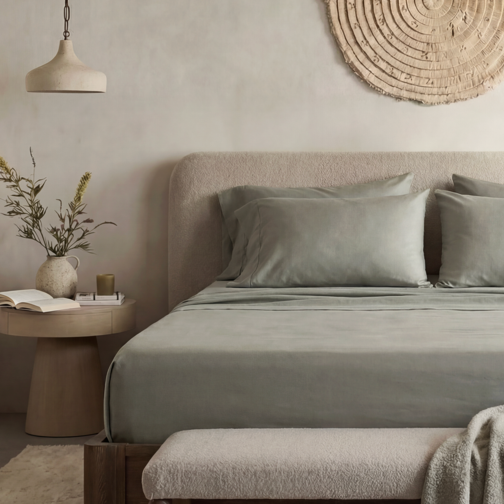Signature Bamboo Sheet Set, Queen | Sage Green