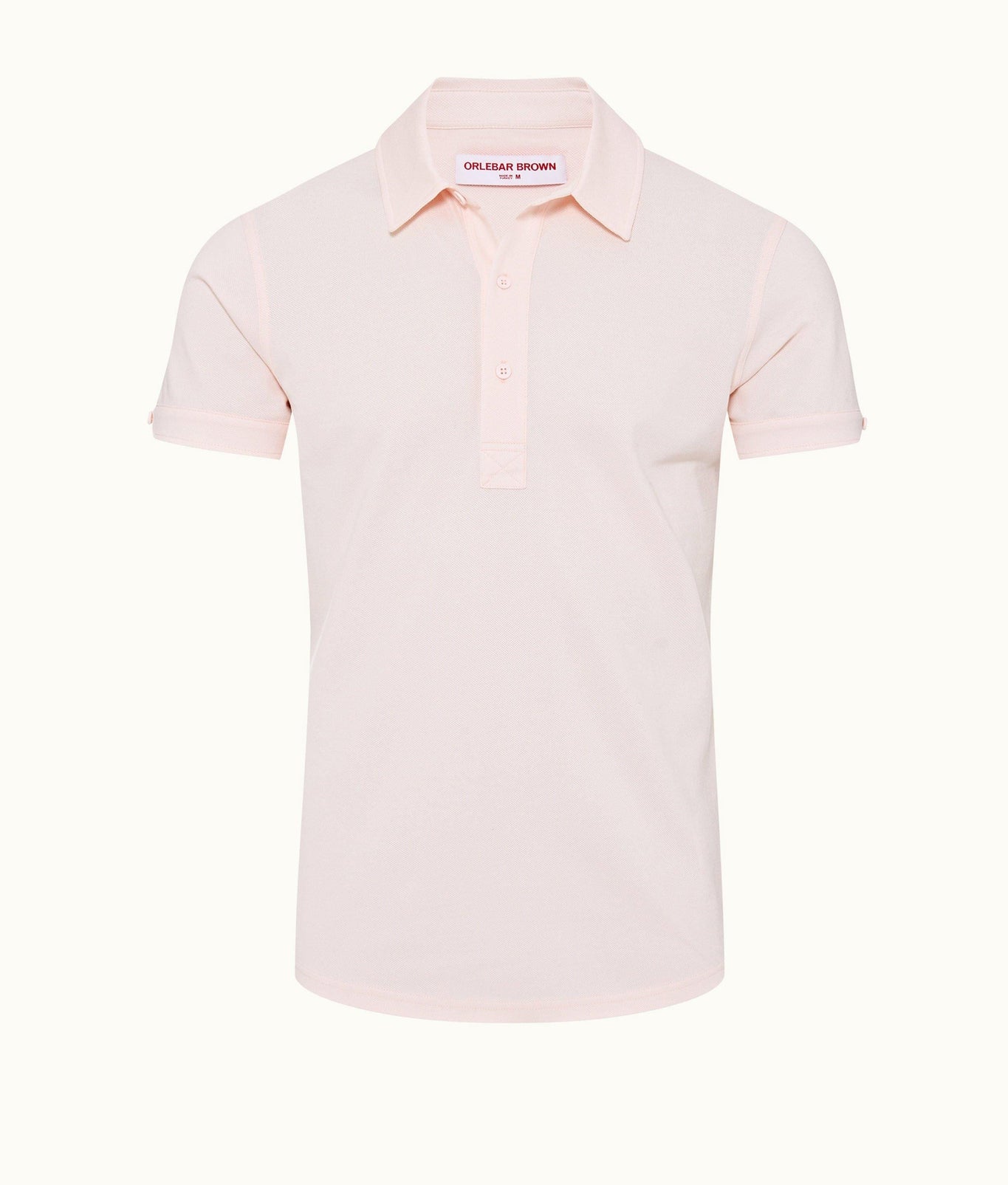Sebastian Pique Tailored Fit Cotton Polo Shirt | Rose