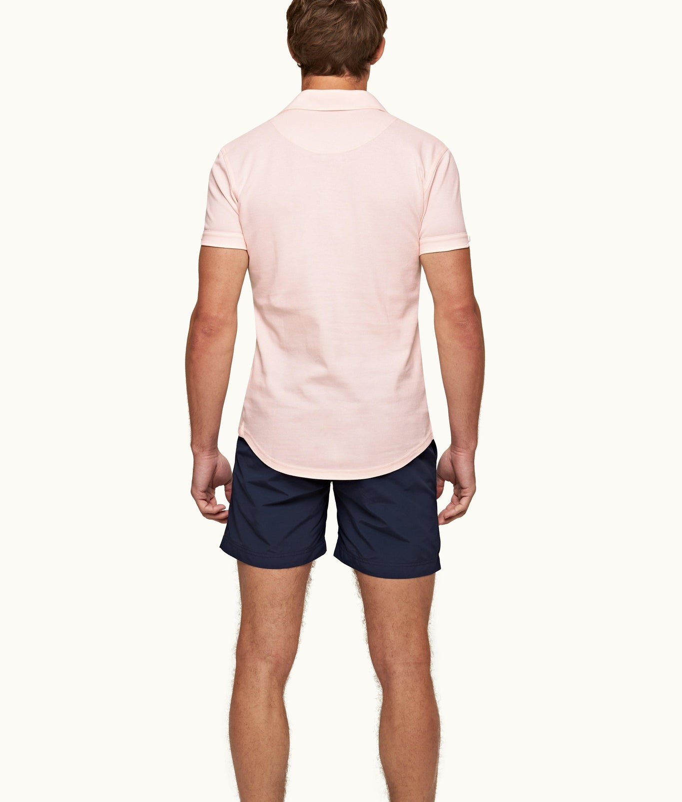 Sebastian Pique Tailored Fit Cotton Polo Shirt | Rose