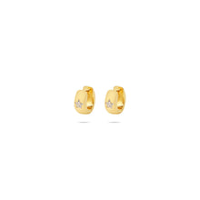 The Star Dome Huggie | 18K Yellow Gold-Plated